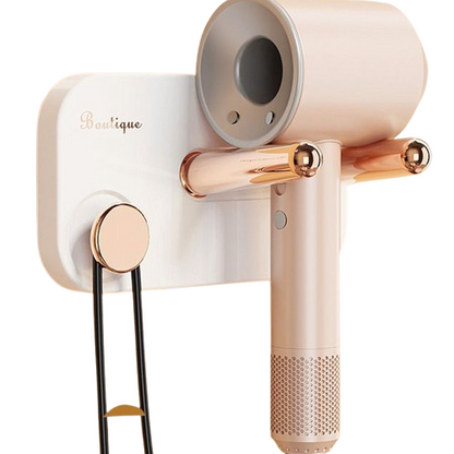 Hair Dryer Wall Mount Self Adhesive Hair Dryer Holder (1 Pc) | No-Drill Bathroom & Salon Hair Dryer Stand – NISHU Superstores