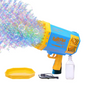 69 Holes Big Rechargeable Bubble Gun | Powerful Rocket Bubble Blower Machine Toy for Kids & Adults (1 Pc) – NISHU Superstores