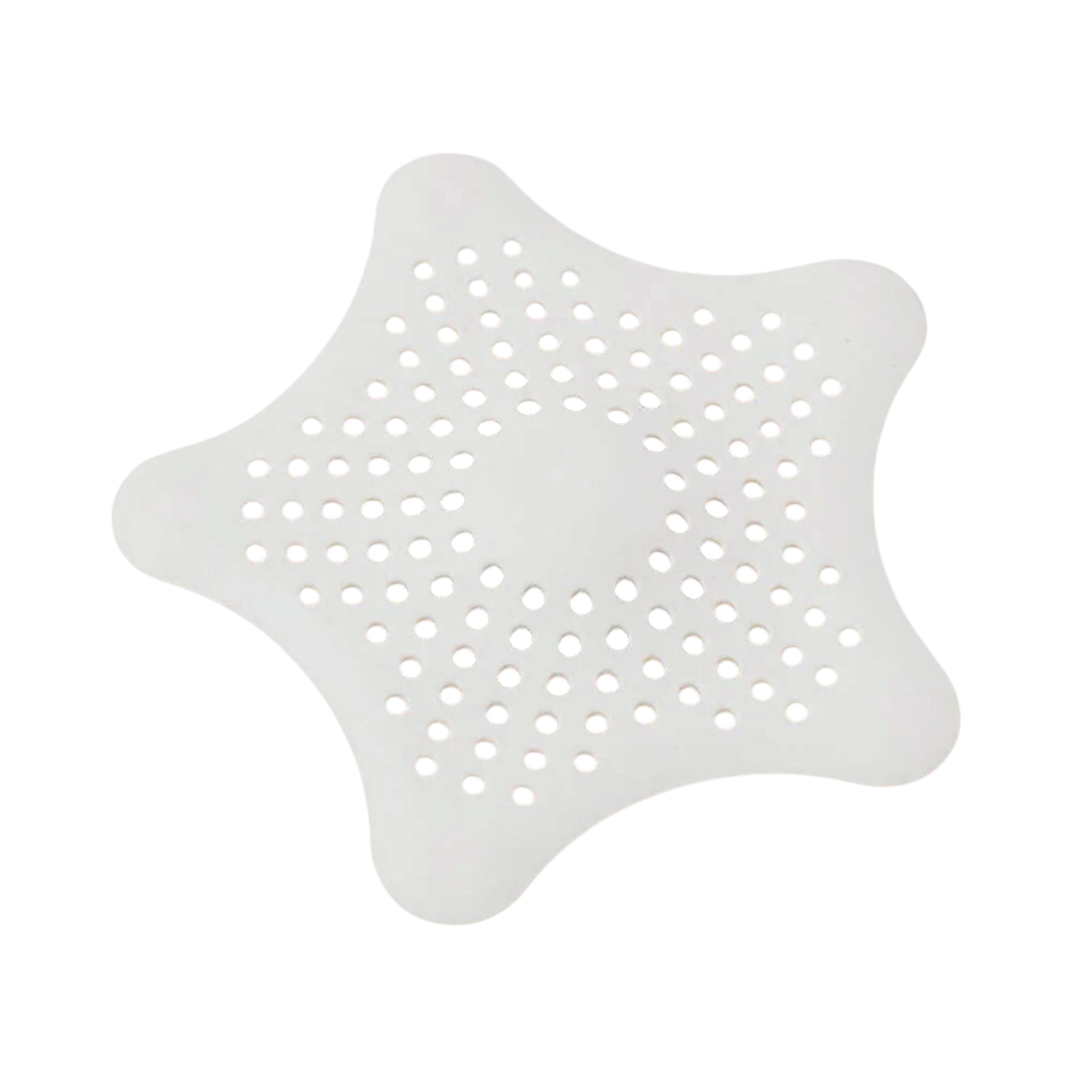 White Silicone Star Shaped Sink Filter | Bathroom Hair Catcher Drain Strainer for Wash Basin & Sink – NISHU Superstores