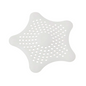 White Silicone Star Shaped Sink Filter | Bathroom Hair Catcher Drain Strainer for Wash Basin & Sink – NISHU Superstores