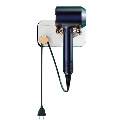 Hair Dryer Wall Mount Self Adhesive Hair Dryer Holder (1 Pc) | No-Drill Bathroom & Salon Hair Dryer Stand – NISHU Superstores