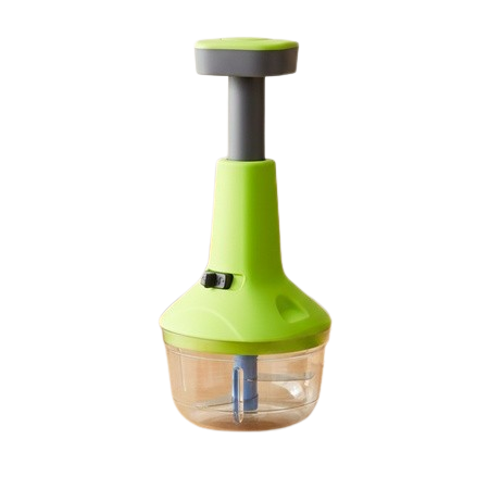 Push-Down Vegetable & Fruit Chopper (750 ml, B-Grade) | Manual Hand Press Food Chopper for Onion, Salad & Veggies | NISHU Superstores