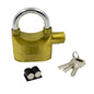 Security Alarm Metallic Lock System With 3 Keys (1 Set  Mix Color)