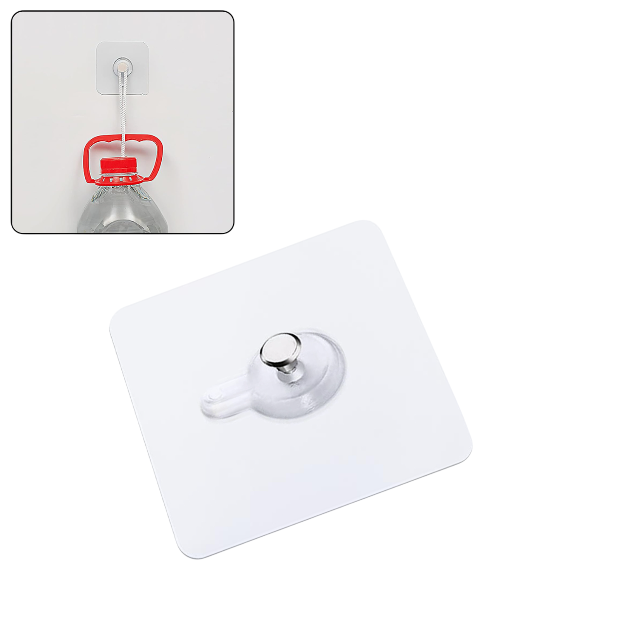 Multipurpose Adhesive Damage-Free Photo Frame Wall Hook (1 Pc) | No-Drill Self-Adhesive Hook for Home & Office | NISHU Superstores
