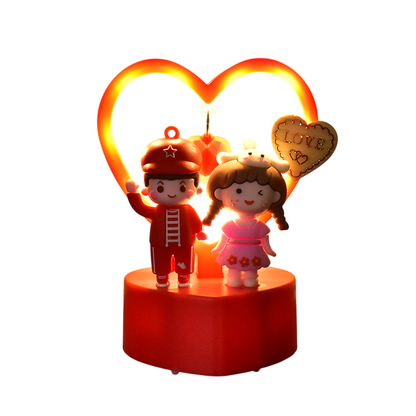 Cute Romantic Couple Love Showpiece with Heart Frame (1 Pc) | Decorative Couple Figurine for Home, Bedroom & Gifting – NISHU Superstores