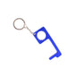 Metal Key Shape Keychain Door Opener Tool (1 Pc)