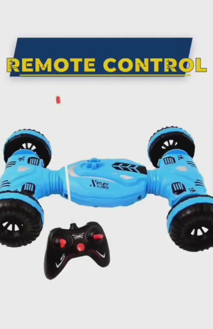 Remote Control RC Stunt Car Toy | 360° Flip & Double-Sided Racing Car with LED Lights for Kids (1 Pc) – NISHU Superstores