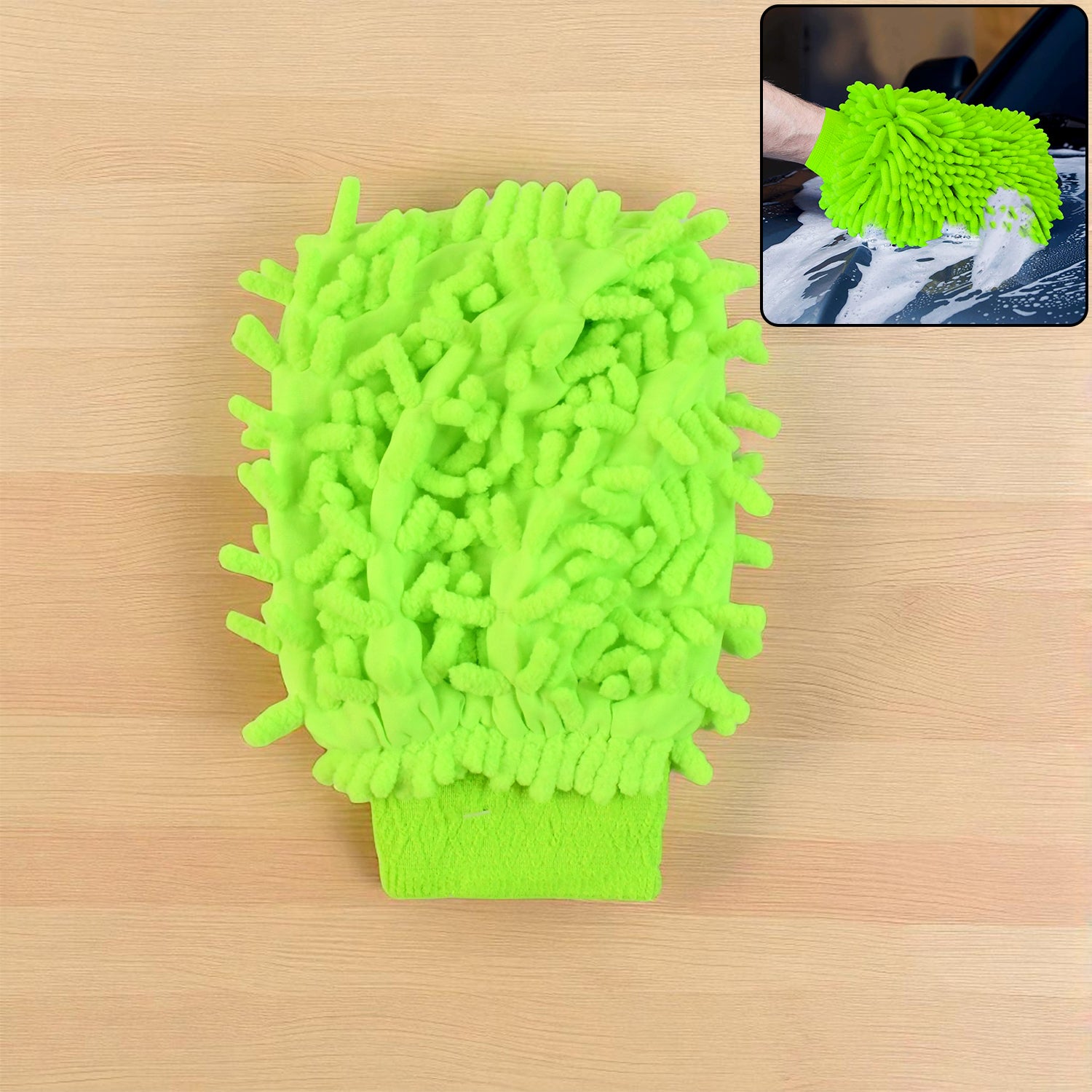 Microfiber Car Wash Glove Mitt For Carbikehome  Surface