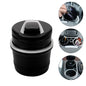 Portable Car Ashtray With Lid And Blue Led Light (1 Pc  With Color Box)