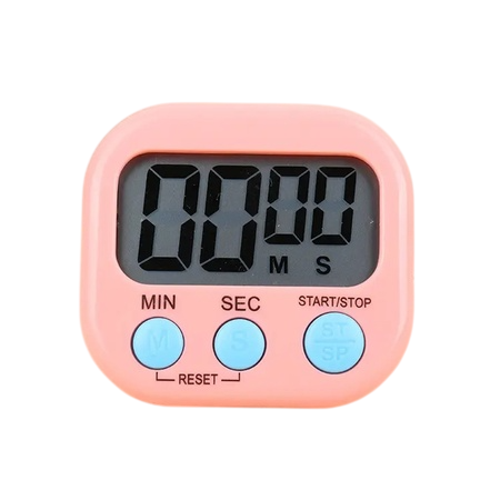Digital Kitchen Timer with Clear Big Digits | 0–99 Minutes Countdown Timer for Cooking, Office & Study | Easy to Read Clock | NISHU Superstores