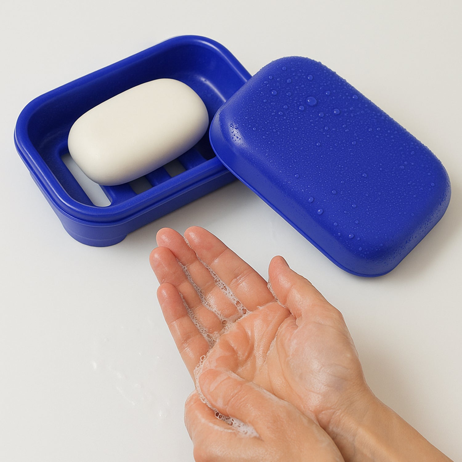 Premium Quality Rectangular Plastic Soap Case (1 Pc)